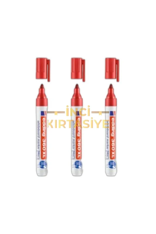 EDDİNG 360 XL BOARD MARKER DOLDURULABİLİR YAZI TAHTASI KALEMİ KIRMIZI