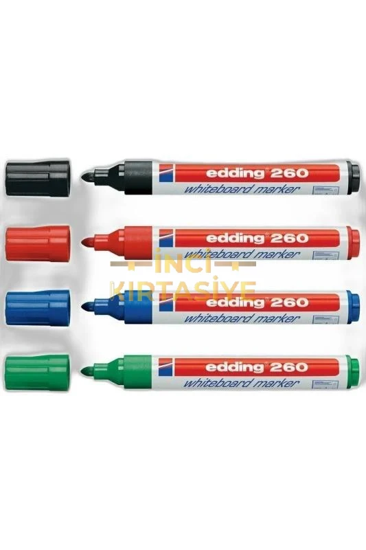 EDDİNG 260 BEYAZ TAHTA KALEMİ SİYAH