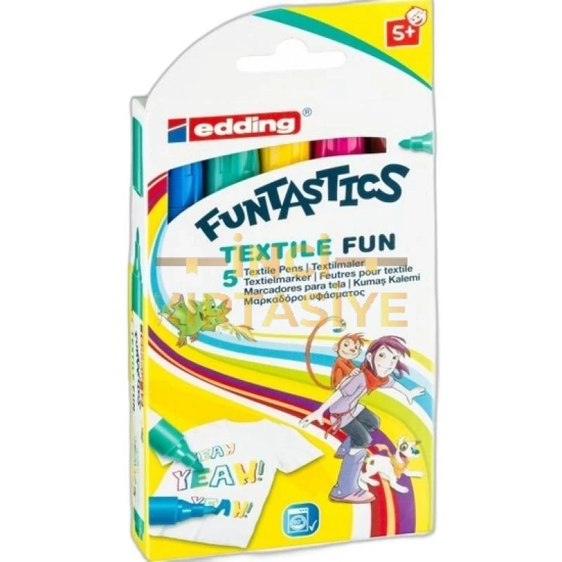 FUNTASTICS KUMAŞ BOYAMA KALEMİ 5'Lİ SET