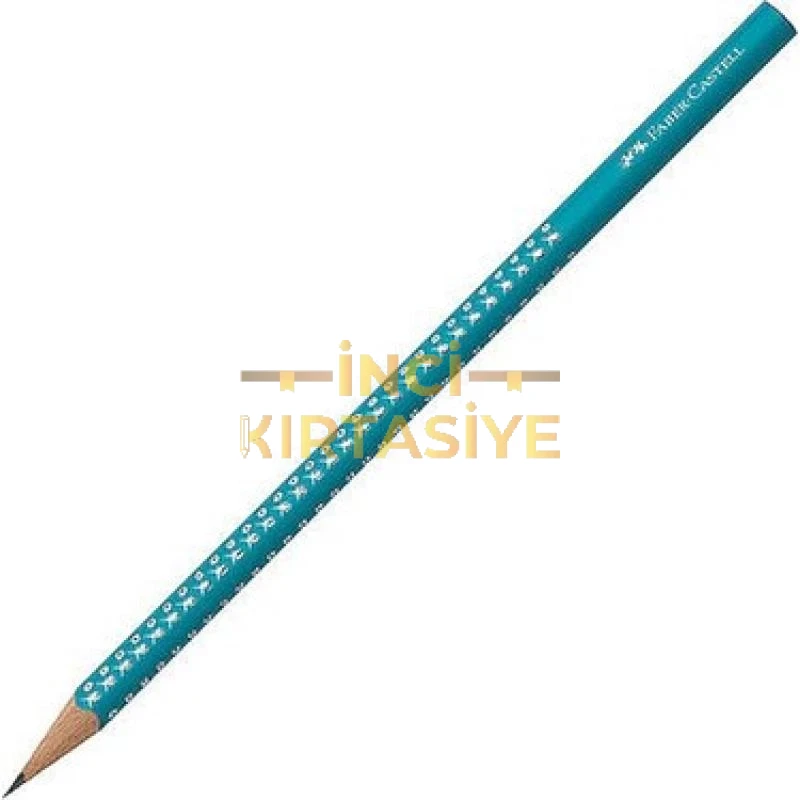FABER-CASTELL PARLAK PETROL GRİP KURŞUN KALEM