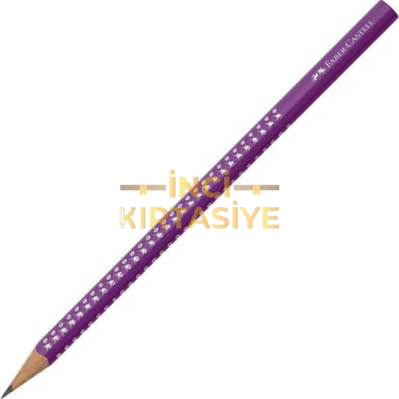 FABER-CASTELL PARLAK MOR GRİP KURŞUN KALEM