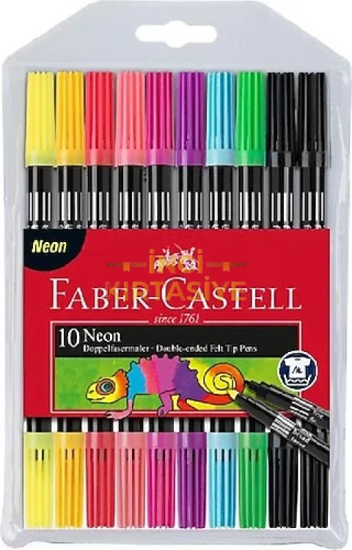 FABER-CASTELL NEON MARKÖR FLAMINGO 10'LU