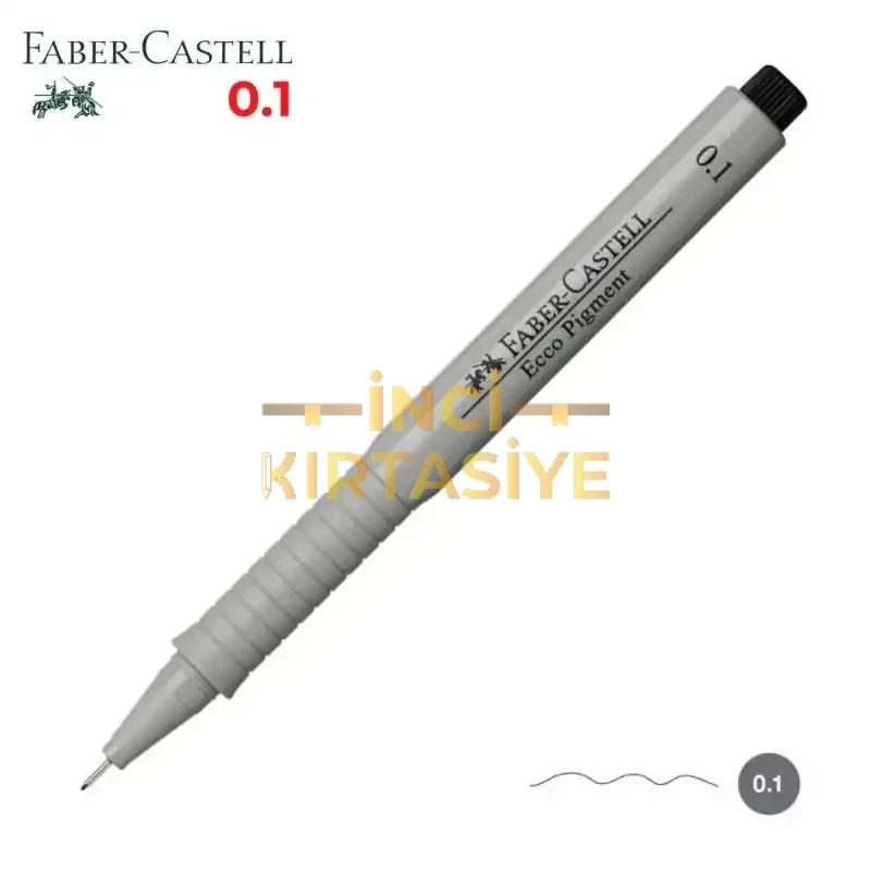 FABER CASTELL ECCO PİGMENT ÇİZİM KALEMİ 0,1 MM