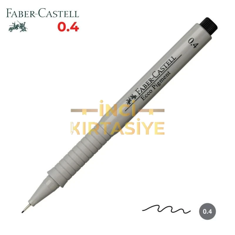 FABER CASTELL ECCO PİGMENT ÇİZİM KALEMİ 0,4 MM