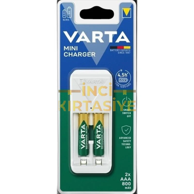 VARTA MİNİ ŞARJ ALETİ-2 PİL HEDİYELİ