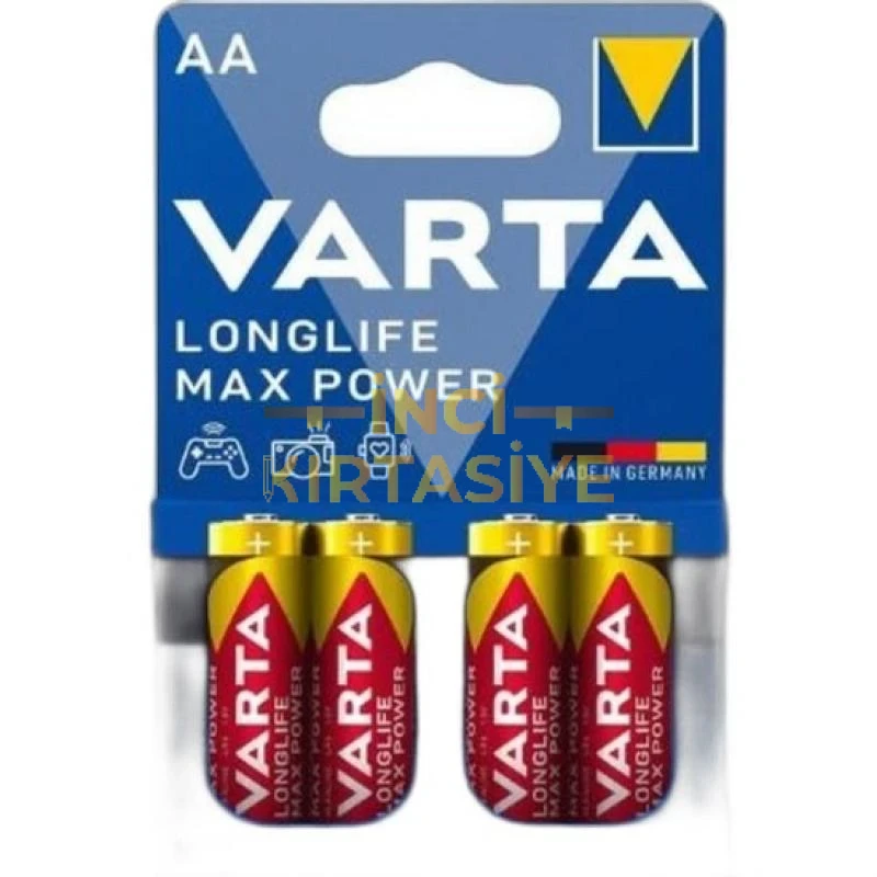 VARTA ALKALİN LL MAX POWER 4'LÜ KALEM AA