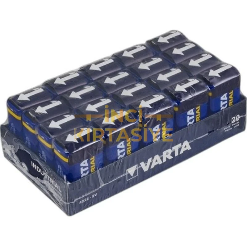VARTA 4022 INDUSTRIAL 9V PRO ALKALIN PIL