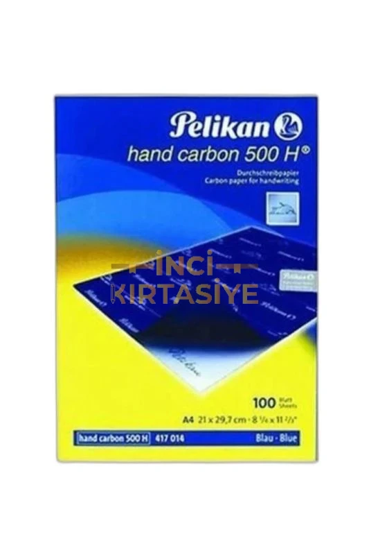 PELİKAN 500 H HAND MAVİ KARBON KAĞIDI(100LÜ)