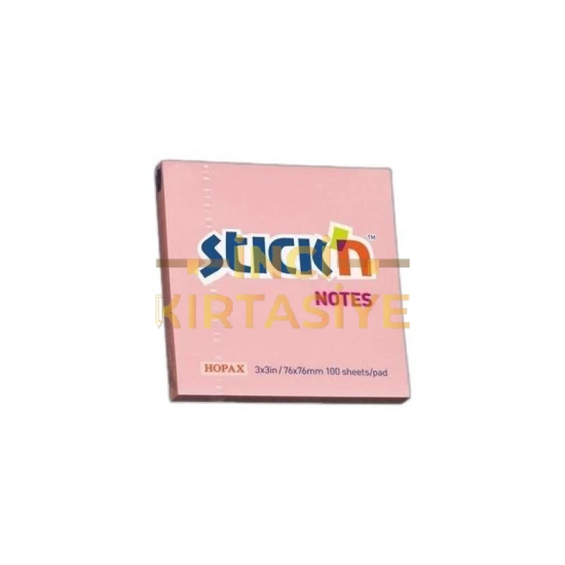 GIPTA STICKN 76X51 ECO NOTES PASTEL PEMBE 100YP