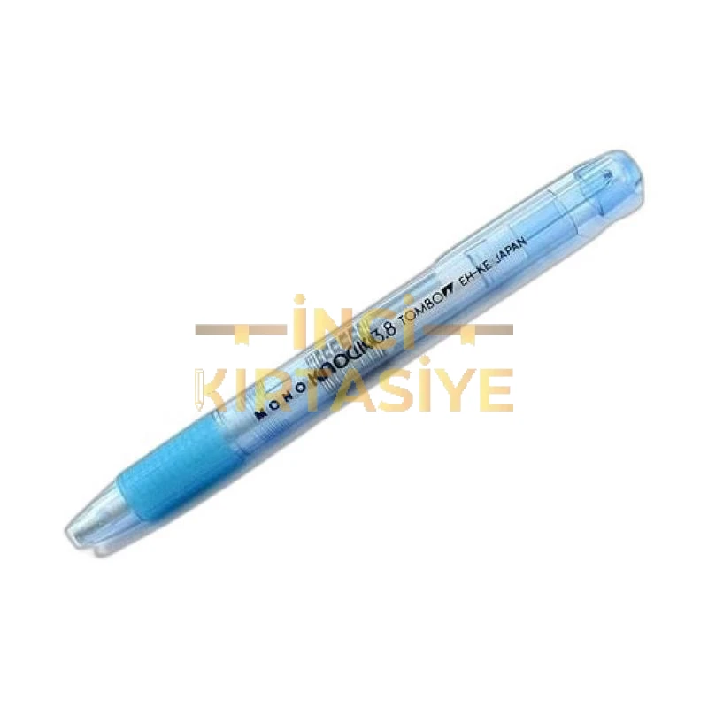 TOMBOW MONO KNOCK KALEM SILGI ŞEFFAF MAVI