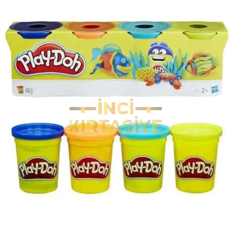 HASBRO PLAYDOH 4'LÜ OYUN HAMURU 448 GR