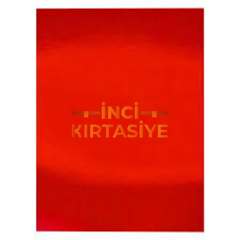 LİNO 50X70 CM. KIRMIZI AYNALI (METALİK) KARTON