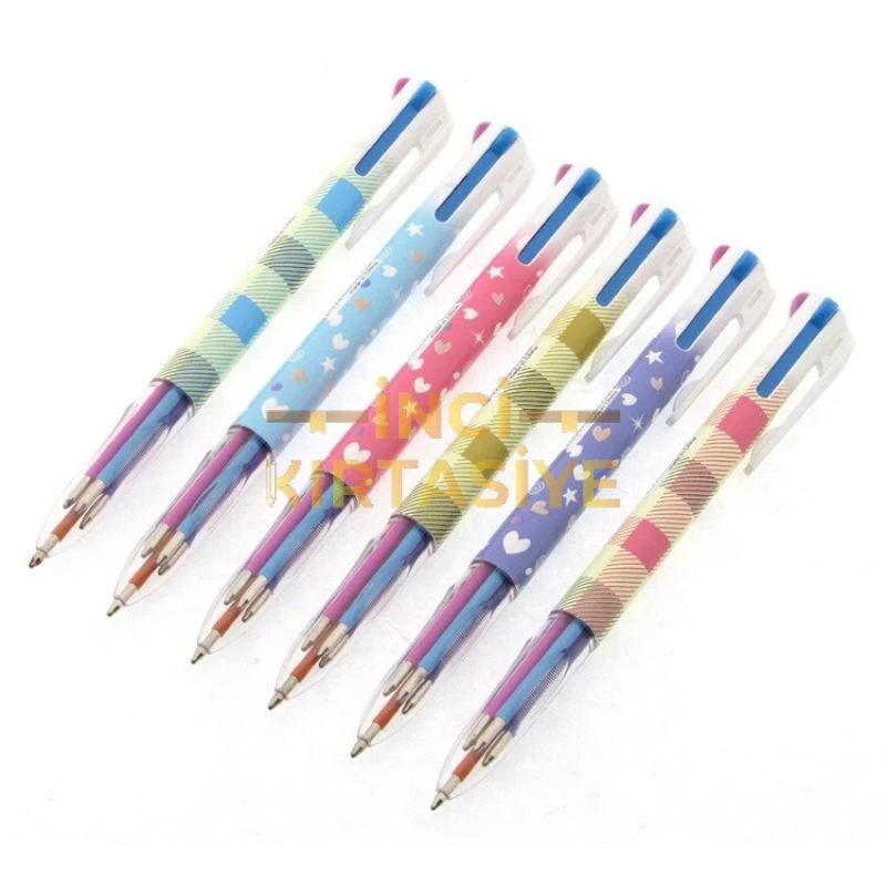 AIHAO AH147B-36 4 RENK 1MM TÜKENMEZ KALEM