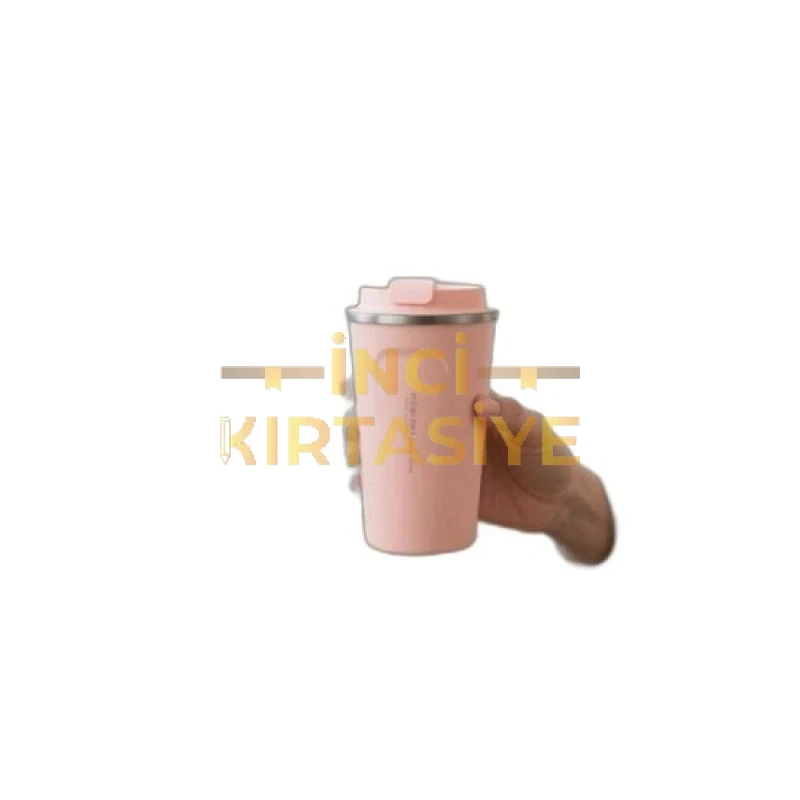 PINKAH PASLANMAZ ÇELİK KAHVE TERMOS BARDAK MATARA 500 ML.