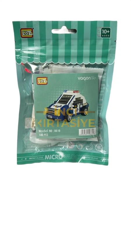 LOZ POLİS ARABASI BLOCK OYUNCAK MİNİ POŞET 140 PARÇA