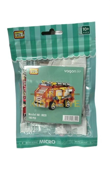 LOZ İTFAİYE BLOCK OYUNCAK MİNİ POŞET 180 PARÇA