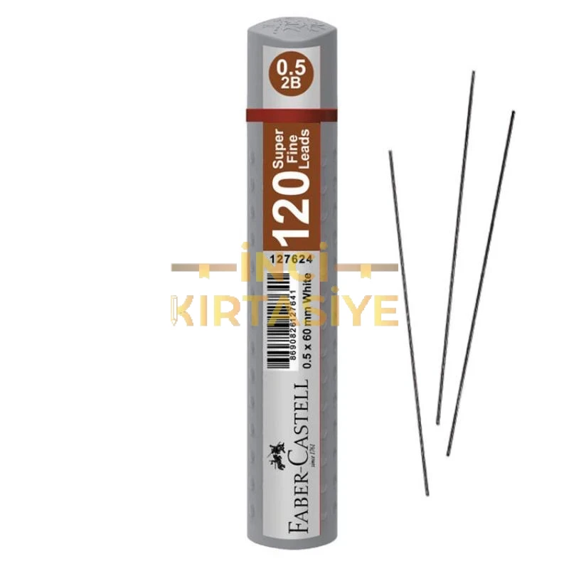 FABER GRIP MIN 0.5 SUPER FINE LEADS 120'Lİ GÜMÜŞ