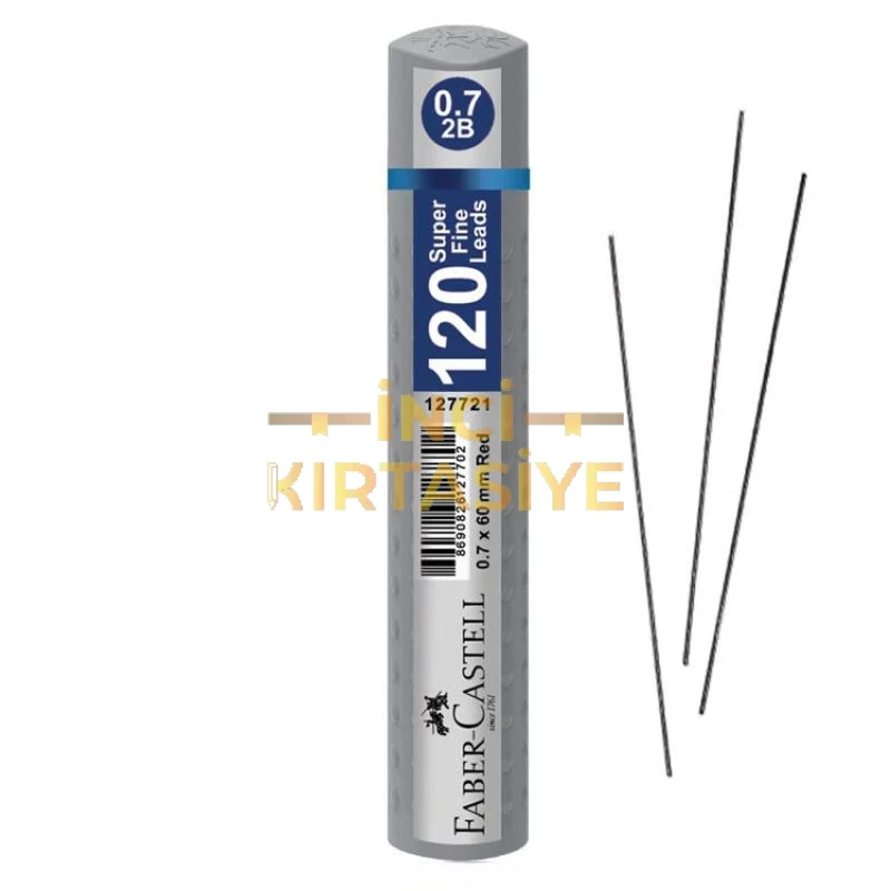 FABER GRIP MIN 0.7 SUPER FINE LEADS 120'Lİ GÜMÜŞ