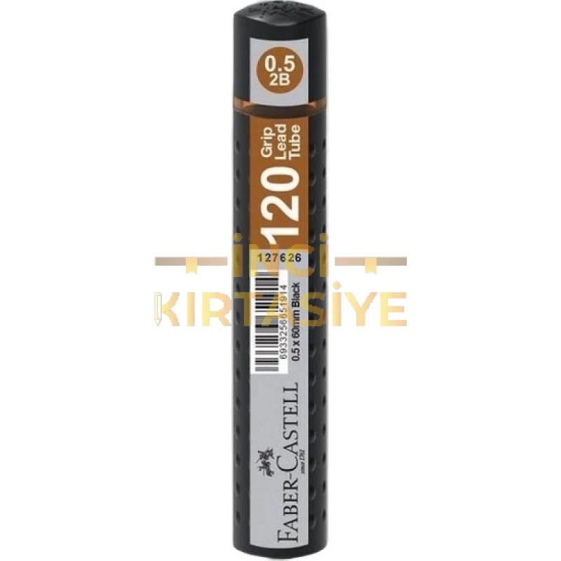 FABER CASTELL GRİP 0.5 2B 60 MM MİN 120 Lİ SİYAH