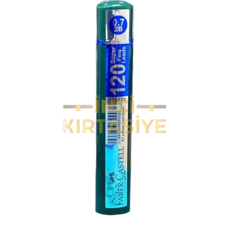 FABER CASTELL GRİP 0.7 2B 60 MM MİN 120 Lİ KOYU YEŞİL