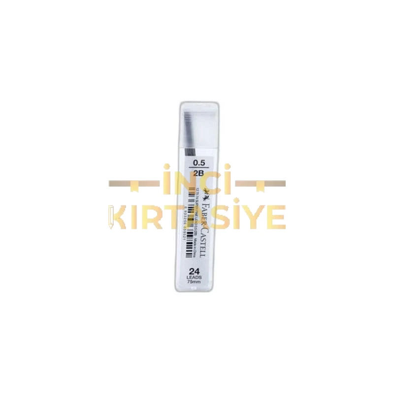 FABER CASTELL GRİP MİN SUPER FİNE BLACK MİN 2B 0.5MM 75MM