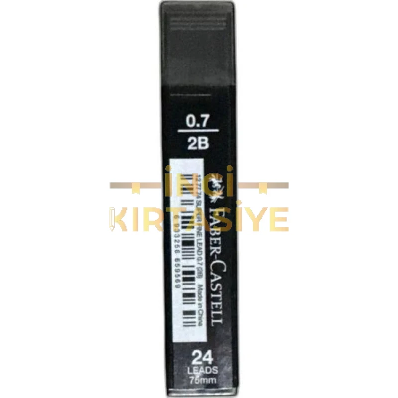 FABER CASTELL GRİP MİN SUPER FİNE BLACK MİN 2B 0.7MM 75MM