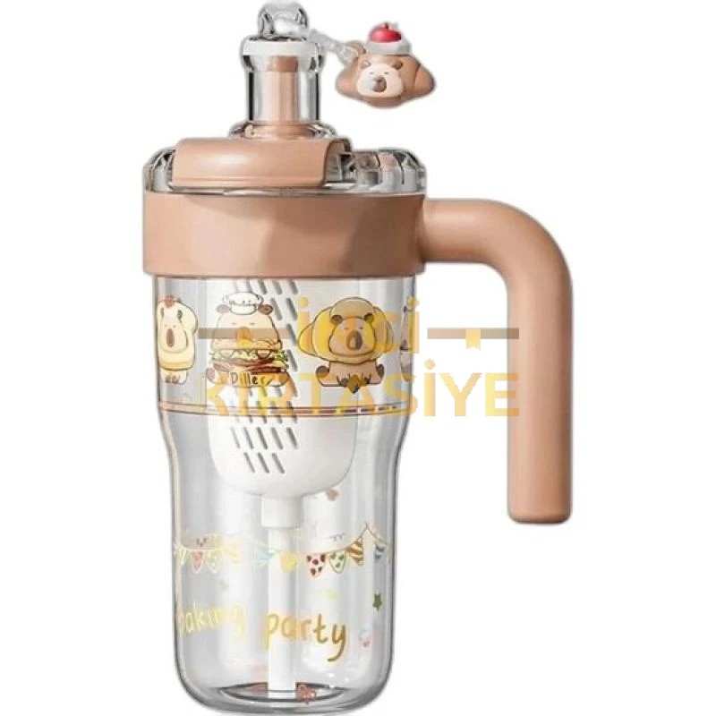 VAGONLİFE 860ML TRİTAN CAPYBARA KAHVERENGİ SU MATARASI