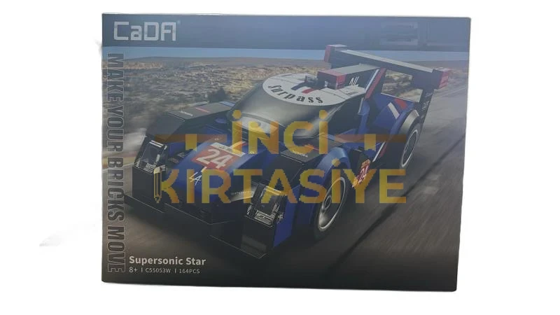 CADA SÜPERSONIK YILDIZ SPOR ARABA 164 PARÇA BLOCK OYUNCAK
