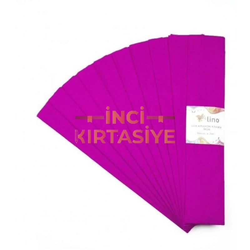 LİNO LÜX KRAPON KAĞIDI  (50X200 CM.) MOR
