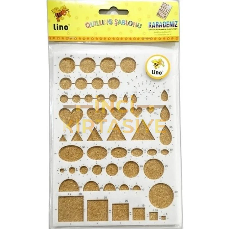 LİNO QUİLİNG ŞABLONU AHŞAP