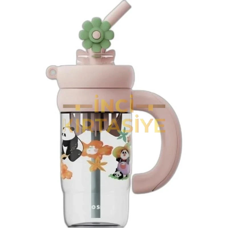 VAGONLİFE 1000ML TRİTAN PEMBE SU MATARASI