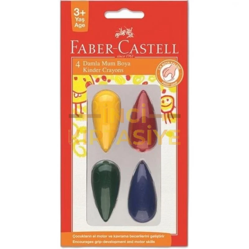 FABER-CASTELL 4 DAMLA MUM BOYA
