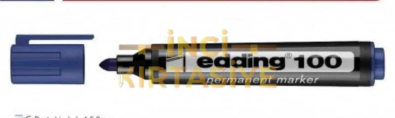 EDDING 100 PERMANENT MAVİ