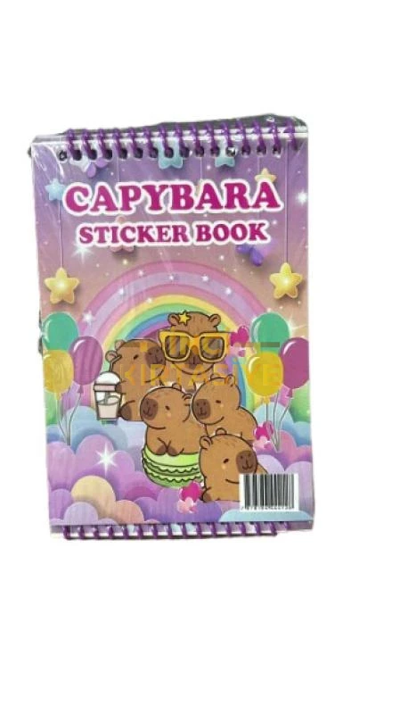 A6 STİCKER KİTABI CAPYBARA
