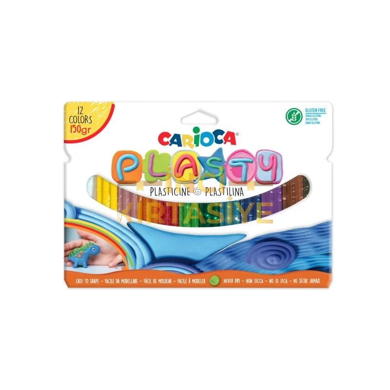 CARİOCA PLASTY KURUMAYAN OYUN HAMURU 150 GR. 12 RENK