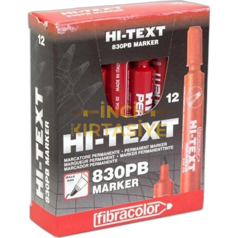 HI-TEXT MARKER YUV. UÇ KIRMIZI