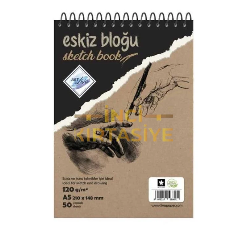 ART LİVA SP A5 120GR  50YP ESKİZ DEFTERİ