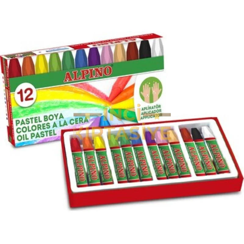 ALPINO 12 RENK PASTEL BOYA