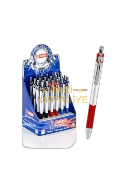 MİKRO N095-30 METAL TÜKENMEZ KALEM STANDLI