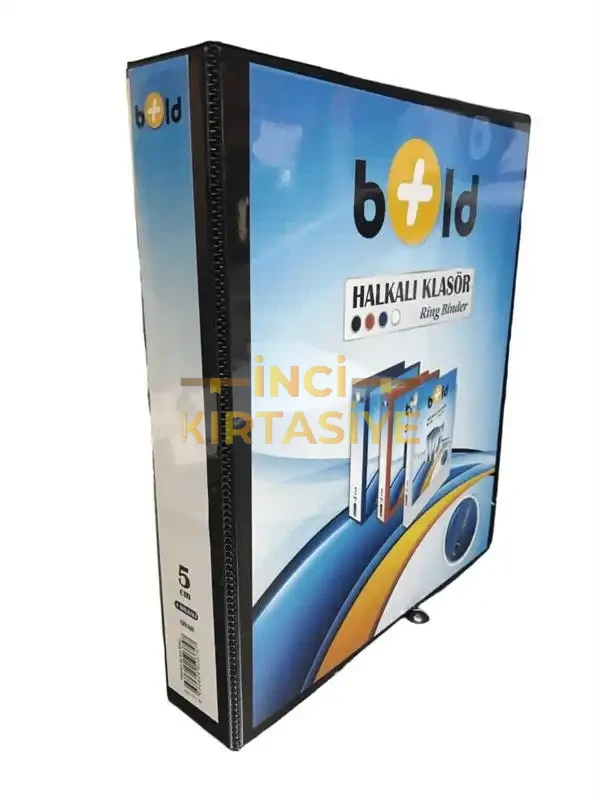 BOLD 5CM 4 HALKALI SIYAH KLASÖR