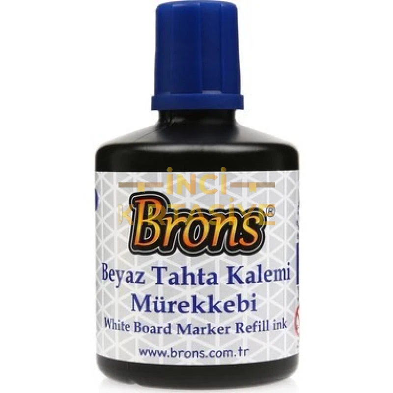 BRONS TAHTA KALEMİ MUREKKEBİ -MAVİ  30CC.