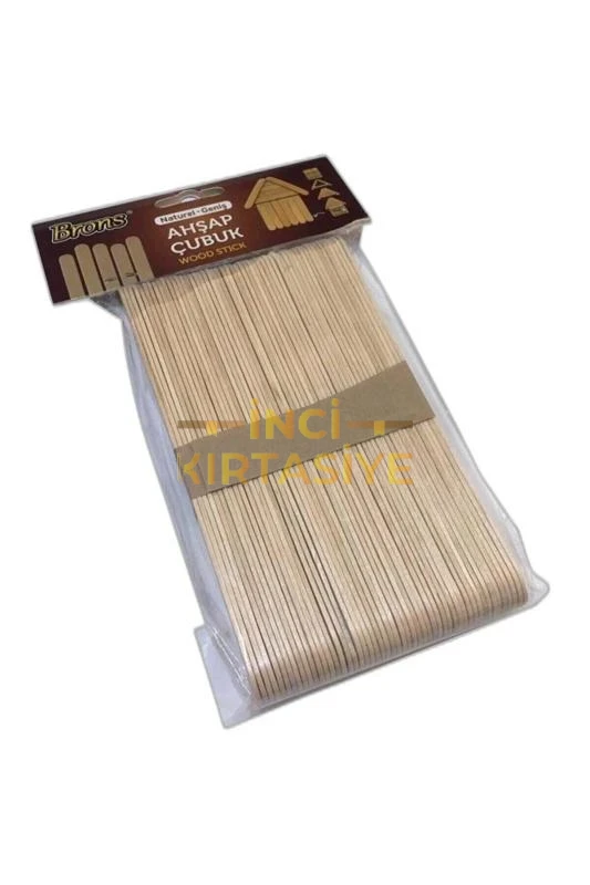 BRONS AHSAP CUBUK NATUREL GENİS