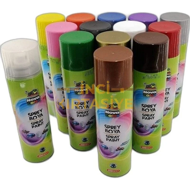 N.COLOR SPREY BOYA KİRMİZİ~200ML~~