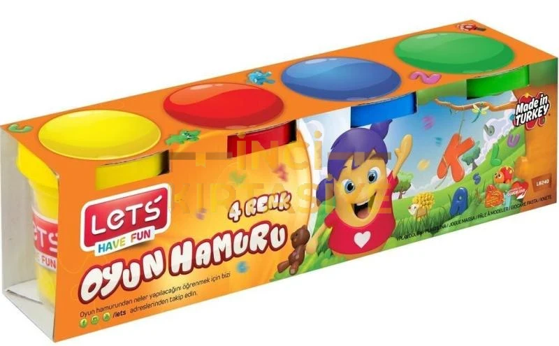 LETS OYUN HAMURU KÜÇÜK BOY 4 RENK