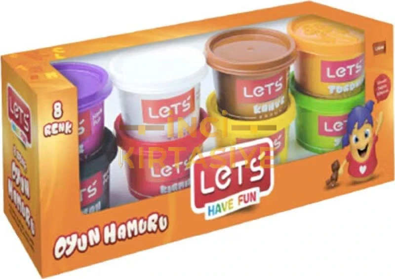 LETS 8Lİ OYUN HAMURU 800 GR