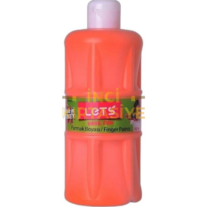 LETS PARMAK BOYASI 500 ML. TURUNCU