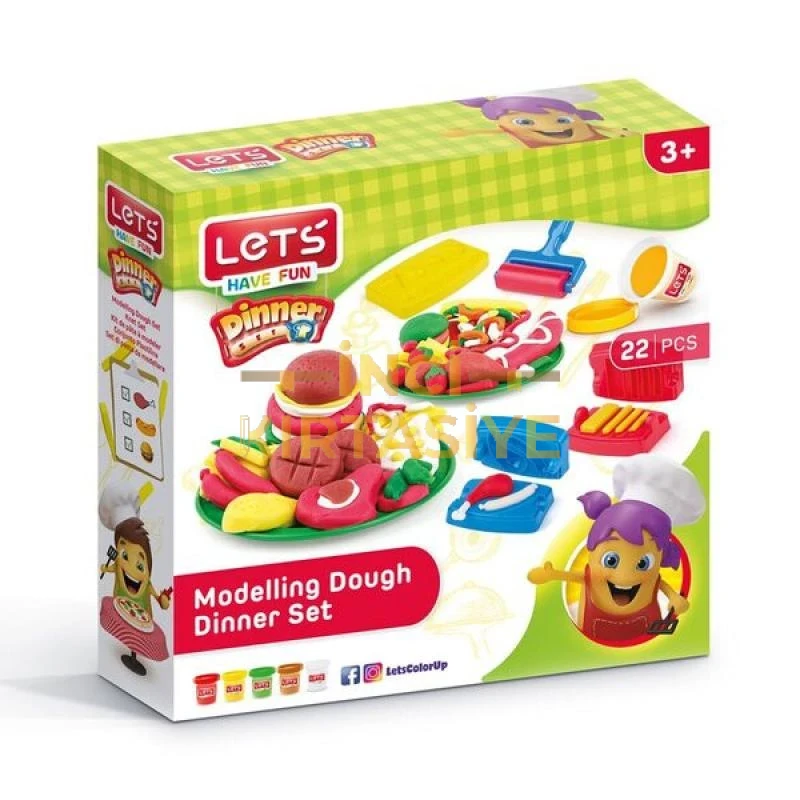 LETS OYUN HAMURU YEMEK ZIYAFETI SETI