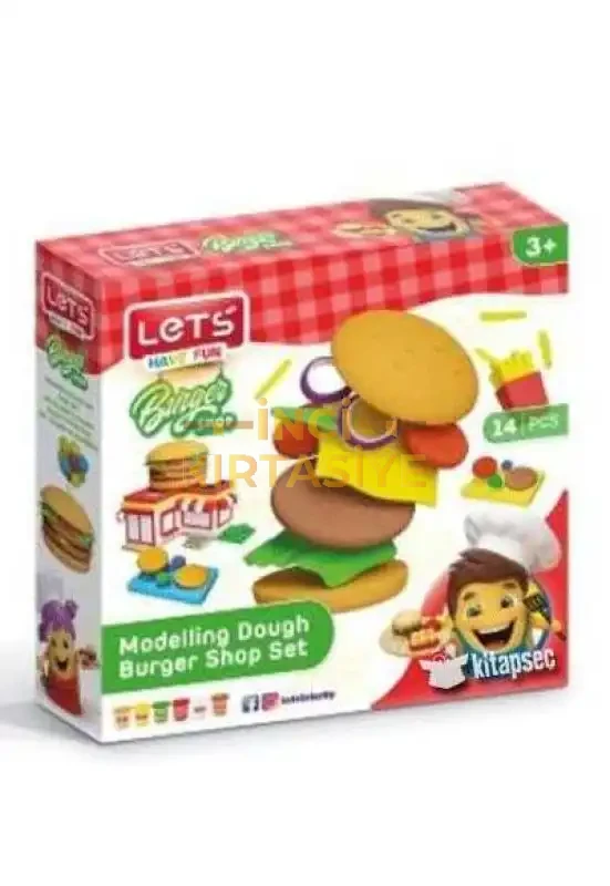 LETS OYUN HAMURU HAMBURGER SETI