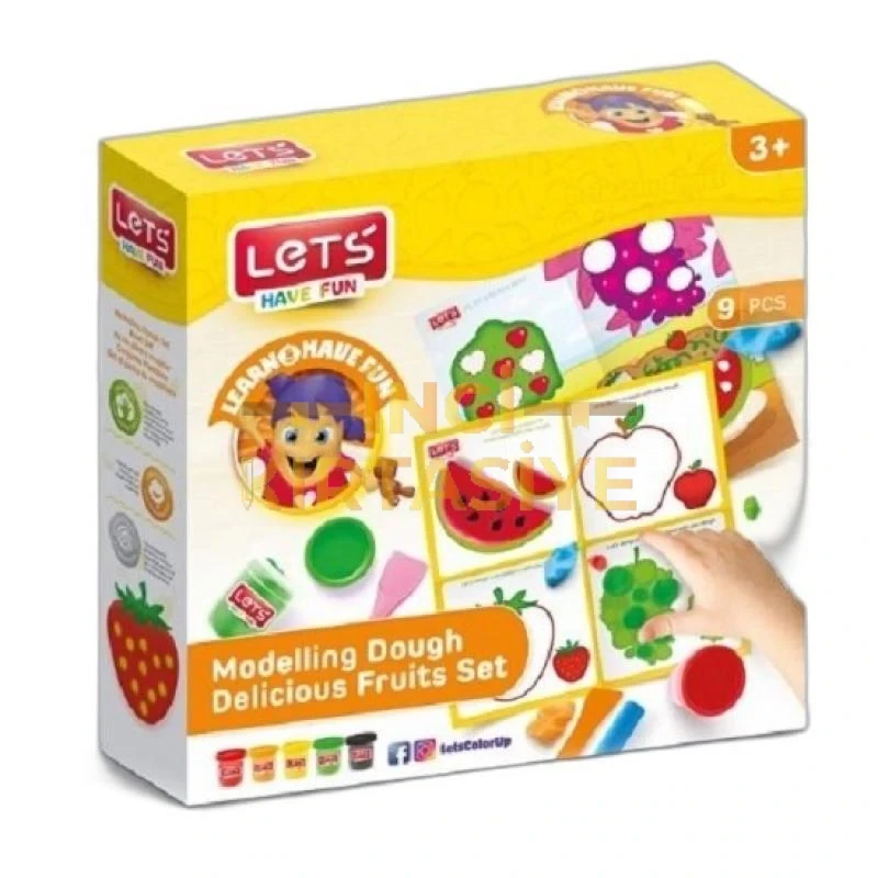LETS LEZZETLİ MEYVELER MATLI OYUN HAMURU 5*100 GR