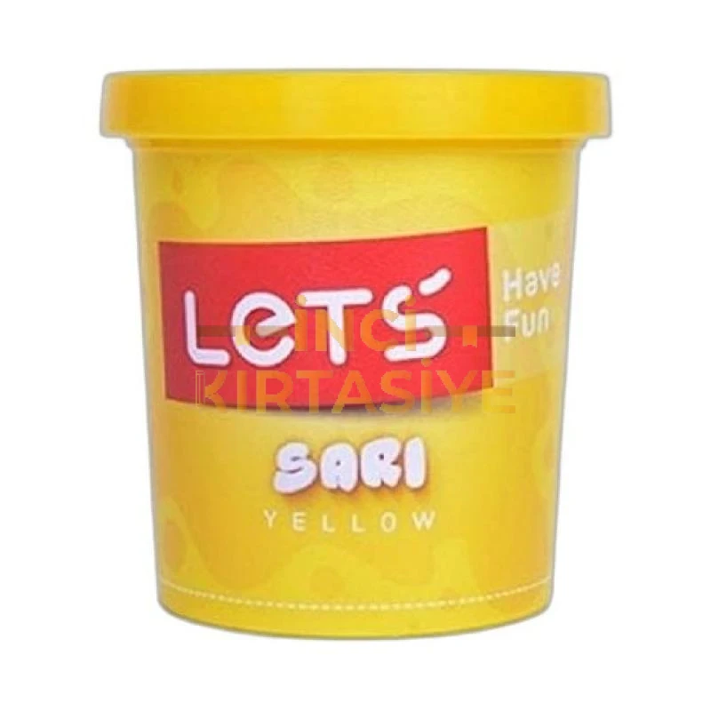 LETS TEK RENK  OYUN HAMURU SARI 150 GR.